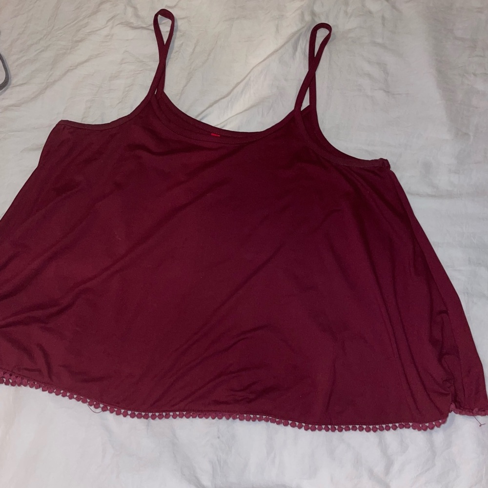 Hot kiss red tank top